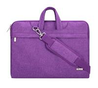 Voova Sacoche pour ordinateur portable de 17" à 17,3" avec bandoulière - Étanche - Compatible avec HP, Acer, Asus, Dell, Lenovo, 17-18" - Pour homme et femme - Violet