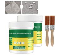 Vopetroy Innovative Sealer Mighty Paste, Waterproof Coating Anti-Leakage Agent, Polyurethane Waterproof Coating, Super Strong Bonding Innovative Sealer Mighty Paste with Paint Brush (200g)