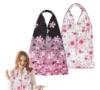 VOPHIA Lot de 2 Dossards Bavoirs en Microsuède pour Adulte - Lavables et Réutilisables - Protection de Vêtements