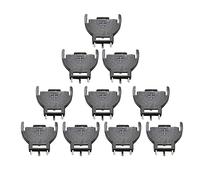 VOQGHTU 10 pièces/jeu de piles bouton 3 V Base pour couvercle de boîtier de pile bouton Boîte de rangement Support de batterie Organiseur