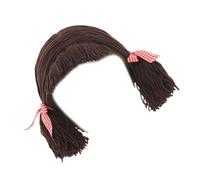 VOQGHTU Bonnet en tricot de polyester confortable pour enfants, bébé postiche pour garçons et filles, chapeau de cosplay confortable pour la photographie, bonnet pour enfants fait à la main