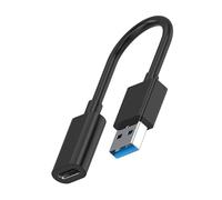 VOQGHTU Câble adaptateur court USB 3.0 vers USB C pour un transfert de données efficace et efficace. Câble adaptateur casque numérique 5 Gbit/s Câble de transfert de données