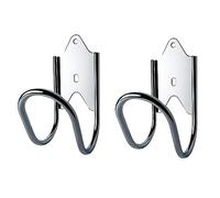 Voragrl Lot de 2 supports de tuyau d'arrosage muraux en acier inoxydable robuste pour le rangement des tuyaux d'