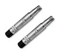 Voragrl Lot de 2 tondeuses à poils de nez manuelles pour narines - Portable - Petite taille - Sûr et portable