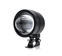 Voragrl Phare de moto de 7,6 cm 30 W 6000 Fisheye LED Phare de moto Conduite Brouillard Spots Blanc+