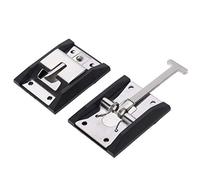 VORCOOL 1 paire de fermoirs de porte d'entrée de caravane en acier inoxydable