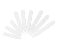 Vorcool Lot de 200 Collets blancs, en plastique pour rigidifier les chemises pour hommes en 3 dimensions