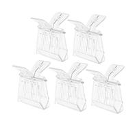 vorcool Lot de 5 apiculteurs Reine des Abeilles Attrape-rêves Clip en plastique - transparent