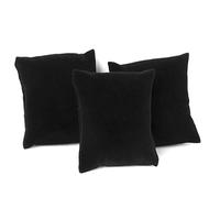 VORCOOL Lot de 5 bracelets de montre en velours noir, coussins d'affichage pour bijoux
