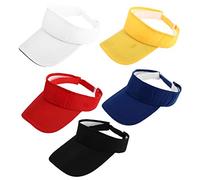 VORCOOL Lot de 5 visières de Sport réglables pour Homme et Femme