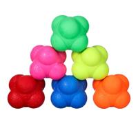 VORCOOL Lot de 6 balles de réaction rebondissantes pour améliorer Les réflexes d'agilité et Les compétences de Coordination œil-Main