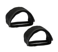 VORCOOL Pédales de vélo antidérapantes avec sangle adhésive pour les pieds de vélo (noir)