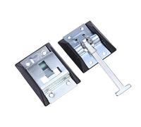 Vorcool Poignee de Porte, Crochet de Porte en Forme de T en Métal (Acier au Carbone avec Revêtement en Zinc)