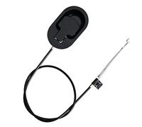 Vorcool Poignée de rechange universelle en aluminium pour fauteuil inclinable Levier de déblocage Poignée en métal avec ressort et câble pour canapé - 96 cm (avec câble)