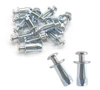 Vordpe 15 pièces chevilles métalliques pour cavités creuses, M6*30 chevilles pour cavités creuses en métal, chevilles pour cavités creuses, chevilles Fischer pour cavités creuses, chevilles pour