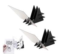 Vordpe 2 PièCes Planche à Dessin Optique A4, Projecteur De Dessin Miroir Pour Tablette TéLéPhone Portable, Planche De TraçAge Optique Croquis Et Animation,Aide à La Peinture Pour Artistes