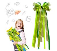 Vordpe Nœud pour Sac d'écolier - Nœud de Sac à Sucre - Décoration de rentrée des Classes - pour Fille et garçon - pour Mariage, fête, Anniversaire - Vert