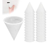 Vordpe Pack De 25 Filtres Coniques Dn 125, Tapis Filtrant G4, Remplacement Pour Filtre à Air Du SystèMe De Ventilation,Remplacement Zehnder Adapté Aux Vannes à Plaques Maico Helios