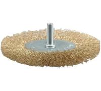 Vorel 06985 - Brosse circulaire avec axe de 75 mm, fil ondulé