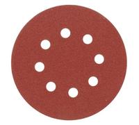 Vorel 08585 - Disque abrasif avec des trous (Velcro) 5pcs P150