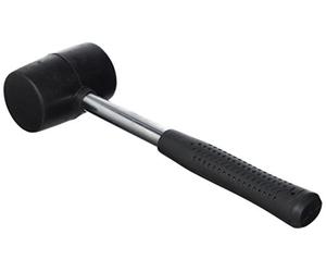 VOREL 33657 Maillet caoutchouc GS TUV/Manche en acier-700 g