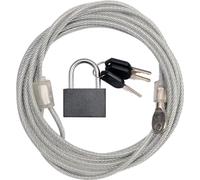 Vorel 77815 - Serrure ble de sécurité et de verrouillage 3 clés, Gris