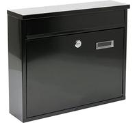 VOREL 78575-310 x 360 x 100 mm Boîte aux lettres métallique noire