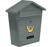 VOREL 78581-Boite aux lettres grise 380 x 320 x 105 mm