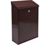 VOREL Boîte aux lettres 400x250x100mm marron 78572