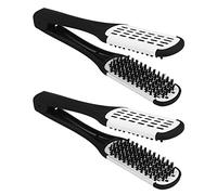 Vorfaove 2X Brosse A Defriser Professionnelle Outil de Coiffure Brosse Recto Verso Lissage de Cheveux