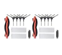 Vorfaove 2X pour Mop Pro STYJ02YM/pour V2 PRO/V3 Robot Aspirateur Brosse principale/Latérale Filtre Hepa Accessoires