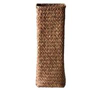 Vorfaove Vase à fleurs en rotin - Paniers en bambou - Décoration - Vase haut - Marron
