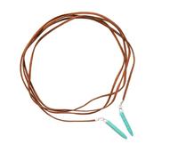 VORILO Handicraftsman Collier cordon en cristal de mer Fabrication permanente Cadeau individuel parfait
