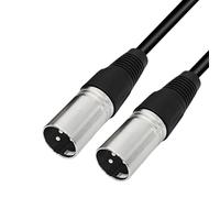VORILO Son analogique équilibré XLR à 3 broches, professionnel à entreprise | Musique et diffusion silencieuses pour scène, studio à domicile et applications sonores professionnelles
