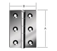 Vormann Charnière DIN 7954 B 8x58mm demi-largeur Quantité:20