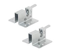 VORMANN Lot de 2 loqueteaux pour table de réception - Loquet de rechange - En acier galvanisé - Résistant aux intempéries