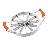 Westmark Coupe-melon Jumbo – Protège-lame, Inox/Plastique, Blanc/Orange