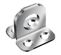 Vormann Plaque à oeil Vormann L.35mm H.25mm S.2mm STA bleu galv. Quantité:25