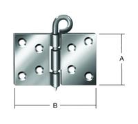 Vormann VORMANN Charnière à coulisse B90xH60mm brute pliée Quantité:1
