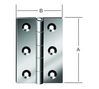Vormann VORMANN Charnière de porte demi-largeur L26xH30mm, galvanisée roulée Quantité:1