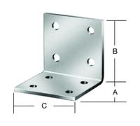 Vormann VORMANN Connecteur d'angle 50 x 50 x 40 mm Acier galvanisé CE Quantité:1