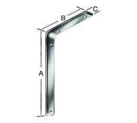 Vormann VORMANN Console L160xP105mm, 3F STA, revêtement plastique Quantité:1