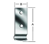 Vormann VORMANN Crochet de fermeture coudé pour fermeture à levier, L83mm acier zingué Quantité:1