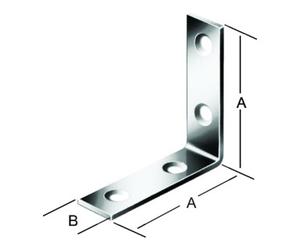 Vormann VORMANN Équerre de chaise 80x80x18mm acier, galvanisé Quantité:1