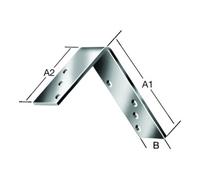 Vormann VORMANN Équerre de poutre 240x160x50x5mm Acier, galvanisé Quantité:1