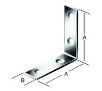 Vormann Equerre de chaise longueur 50 x 50 mm ( 3000272468 ) largeur 15 mm épaisseur 2 mm