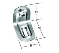 Vormann VORMANN Équerre réglable 39x28x22x1mm acier, galvanisé Quantité:1