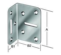 Vormann VORMANN Équerre réglable 70x50x35x2mm Acier, galvanisé Quantité:1