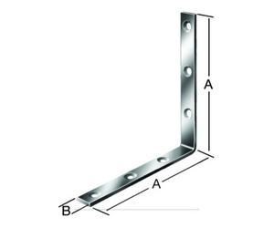 Vormann VORMANN Équerre renforcée 60x60x20x3mm acier galvanisé Quantité:1