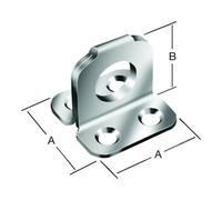 Vormann VORMANN plaque de base pour verrou 35x35x31 mm acier Quantité:1